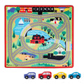 Vehicles & Trains Premium Quality Round the Town Road Rug & Car Set - Durable Material and Safe Design for ...
