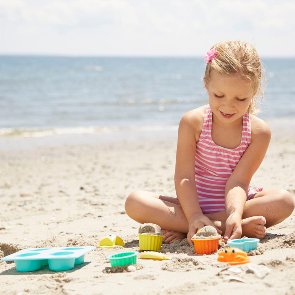 Outdoor Toys Premium Quality Seaside Sidekicks Sand Cupcake Set - Durable Material and Safe Design for Dail...