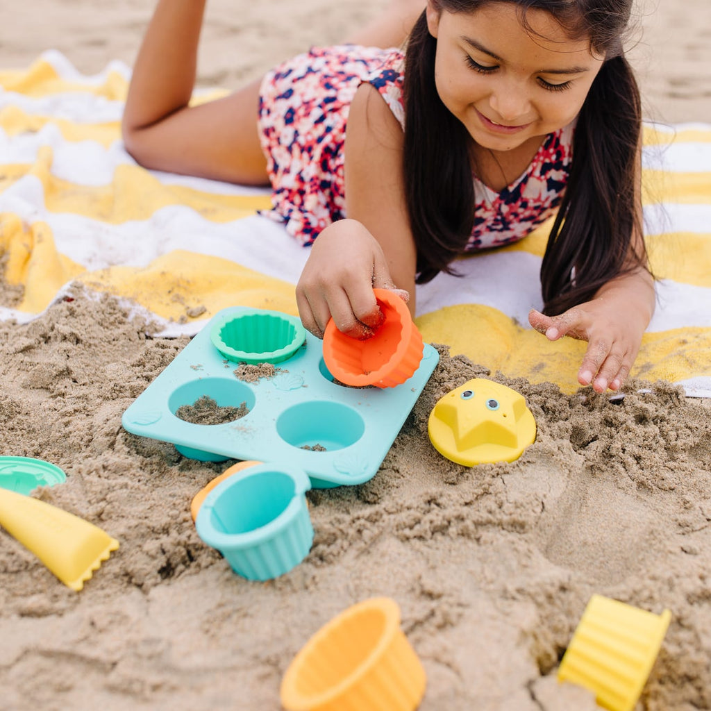 Outdoor Toys Premium Quality Seaside Sidekicks Sand Cupcake Set - Durable Material and Safe Design for Dail...