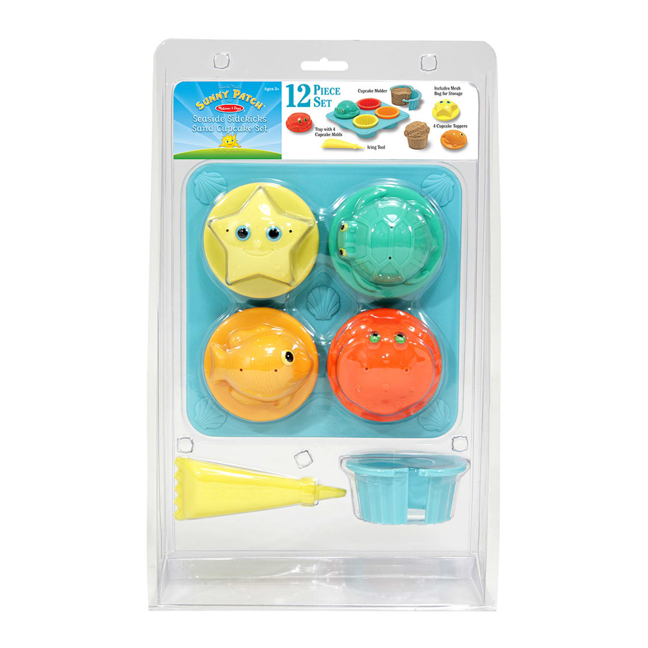 Outdoor Toys Premium Quality Seaside Sidekicks Sand Cupcake Set - Durable Material and Safe Design for Dail...