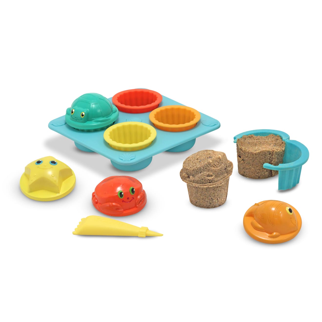 Outdoor Toys Premium Quality Seaside Sidekicks Sand Cupcake Set - Durable Material and Safe Design for Dail...