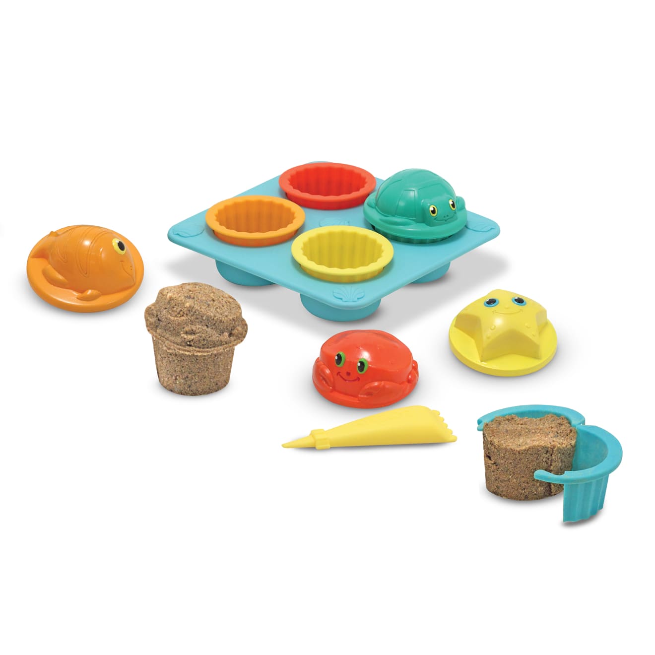 Outdoor Toys Premium Quality Seaside Sidekicks Sand Cupcake Set - Durable Material and Safe Design for Dail...