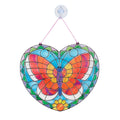 Craft & Stamp Kits Premium Quality Stained Glass Made Easy - Butterfly - Durable Material and Safe Design f...