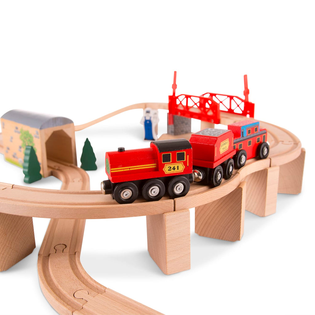 Vehicles & Trains Premium Quality Swivel Bridge Train Set - Durable Material and Safe Design for Daily Kids...