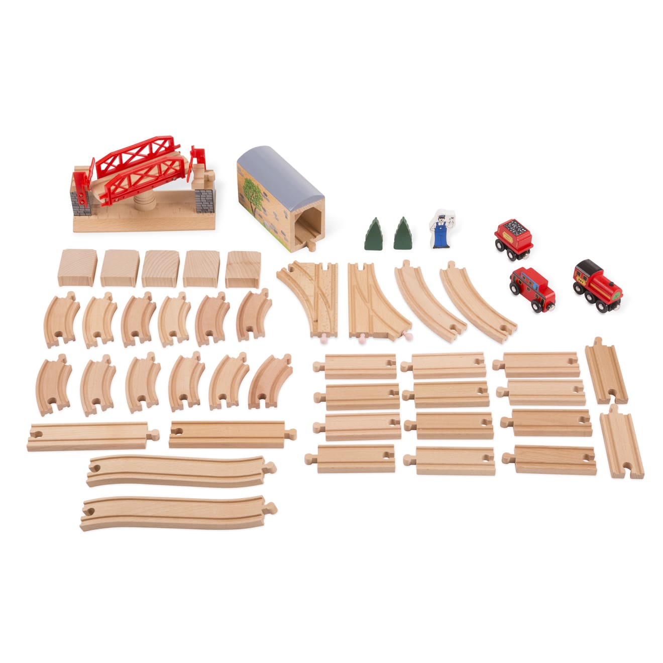 Vehicles & Trains Premium Quality Swivel Bridge Train Set - Durable Material and Safe Design for Daily Kids...