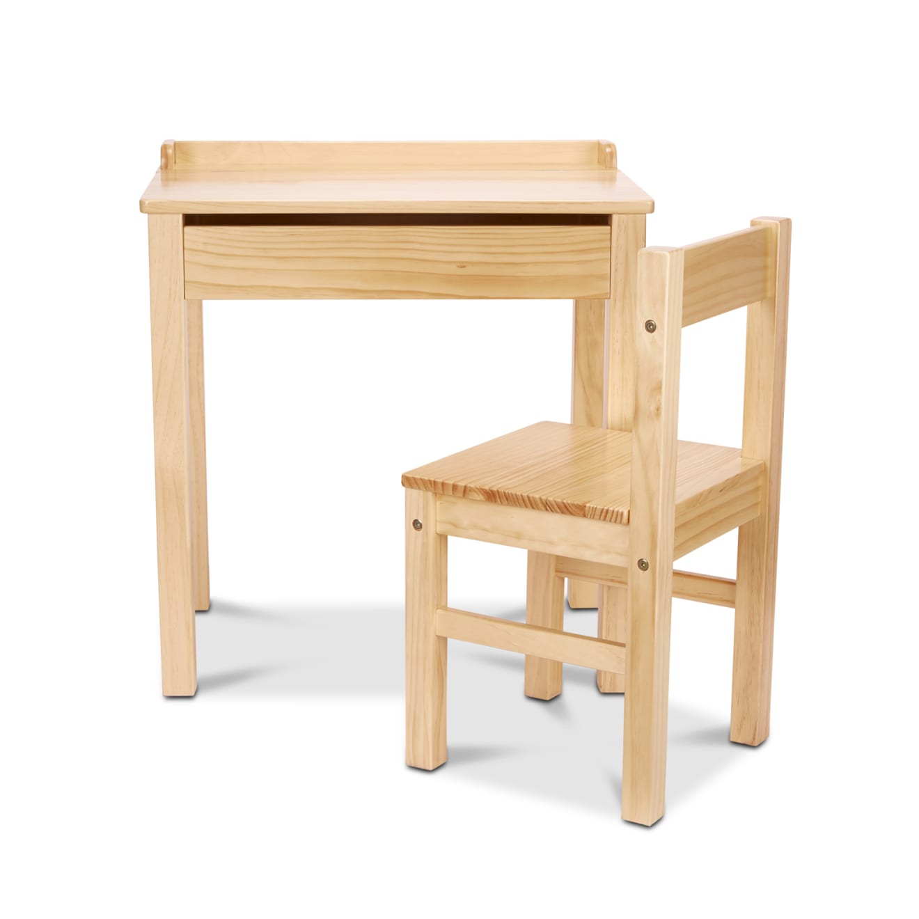 Furniture Premium Quality Child's Lift-Top Desk & Chair - Honey - Durable Material and Safe Design for Dail...