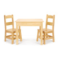 Furniture Premium Quality Wooden Table & Chairs - Natural - Durable Material and Safe Design for Daily Kids...