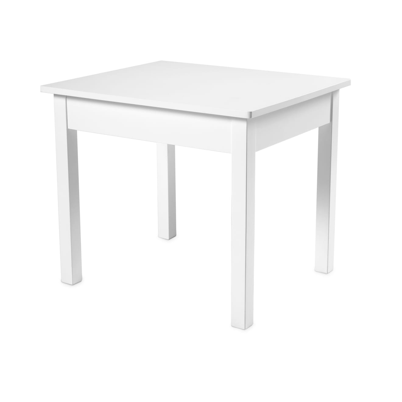 Furniture Premium Quality Wooden Table & Chairs - White - Durable Material and Safe Design for Daily Kids Play