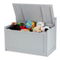 Furniture Premium Quality Wooden Toy Chest (Gray) - Durable Material and Safe Design for Daily Kids Play