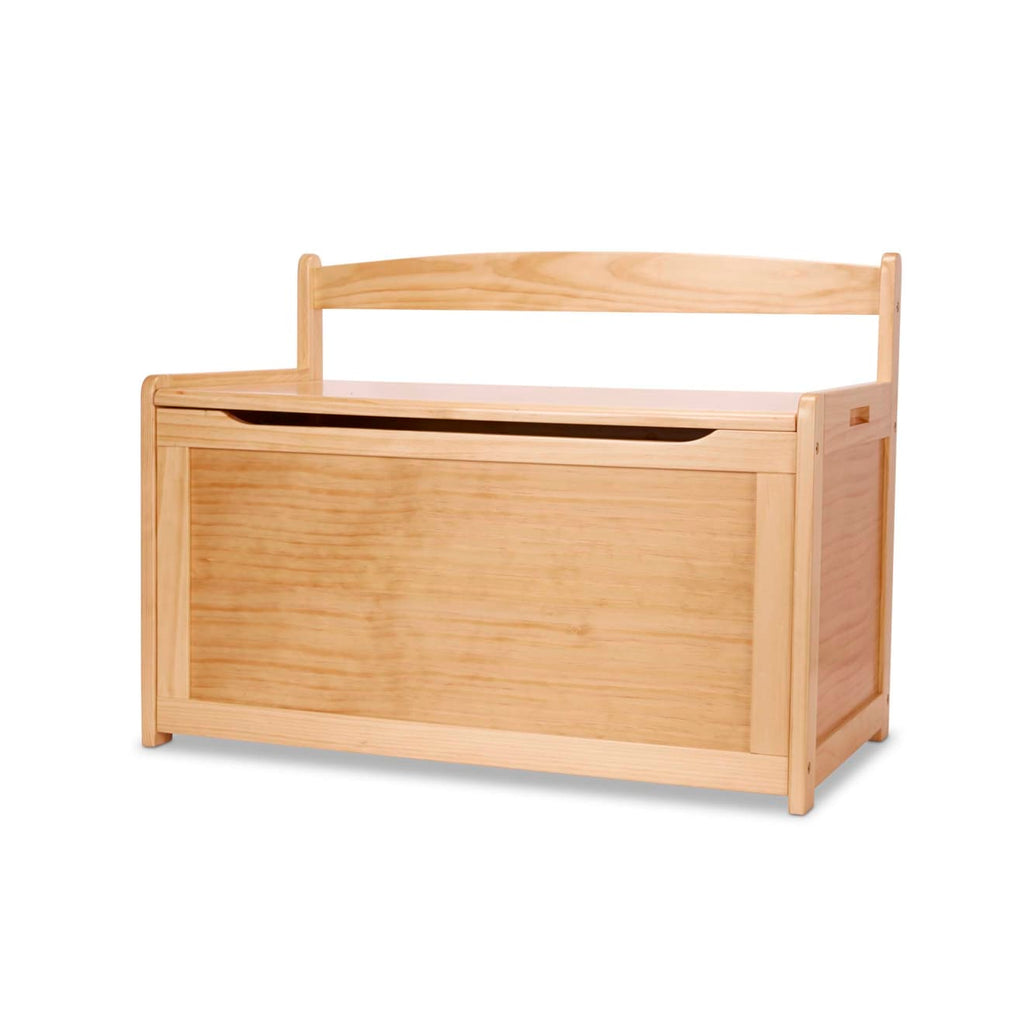 Furniture Premium Quality Wooden Toy Chest (Honey) - Durable Material and Safe Design for Daily Kids Play