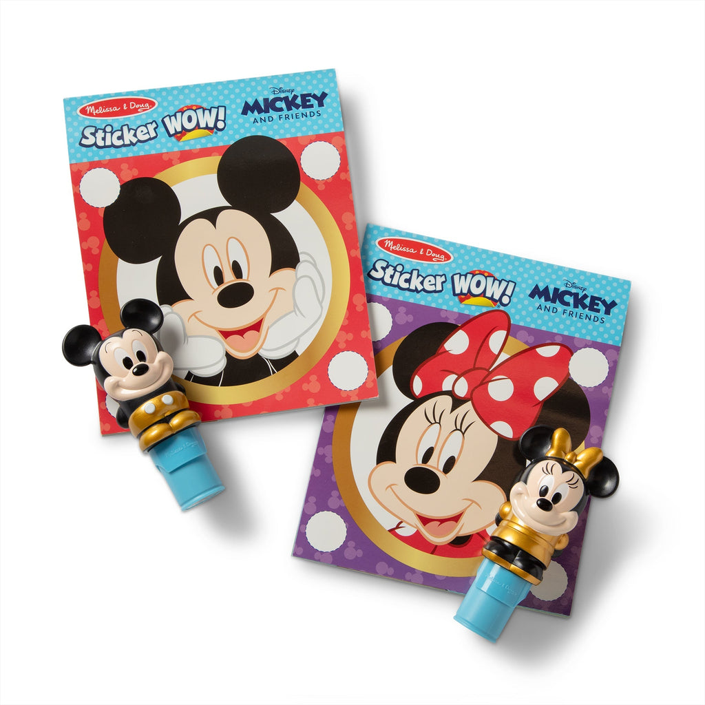 Activity Books Premium Quality Sticker WOW! Deluxe Set Mickey & Minnie - Durable Material and Safe Design f...