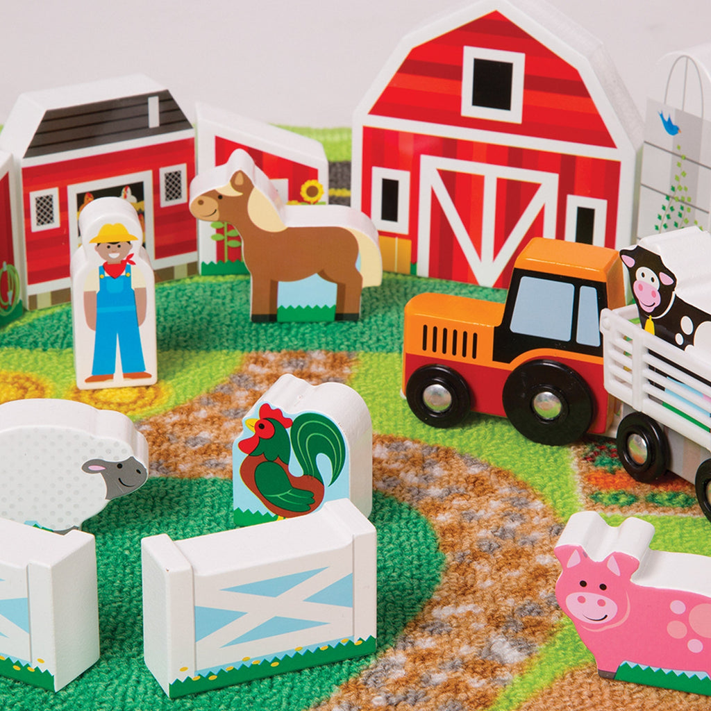 Vehicles & Trains Premium Quality Deluxe Road Rug Play Set - Durable Material and Safe Design for Daily Kid...