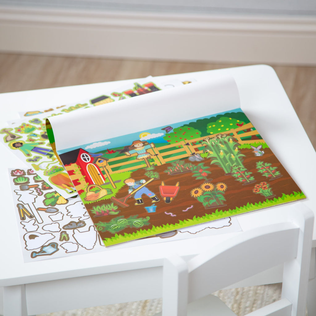 Stickers & Sticker Books Premium Quality Reusable Sticker Pad - Farm - Durable Material and Safe Design for...
