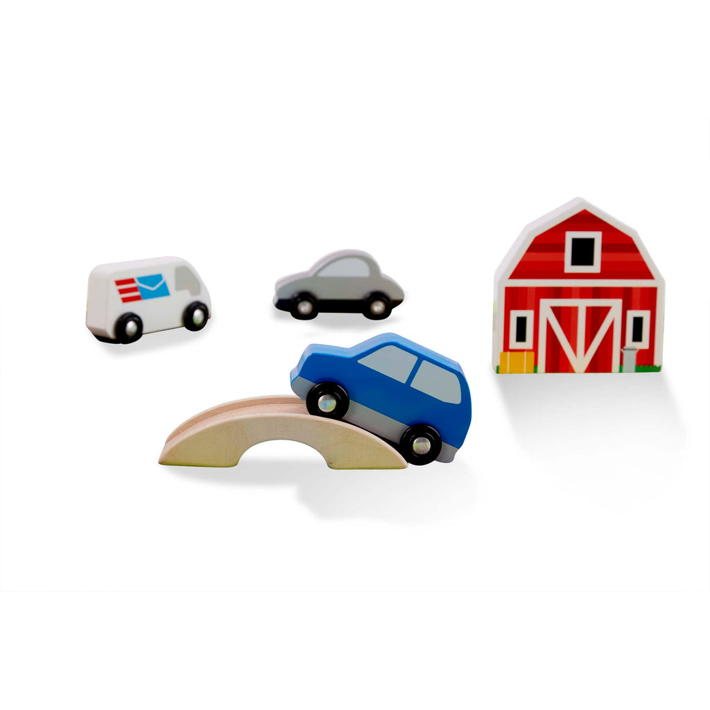 Vehicles & Trains Premium Quality Deluxe Road Rug Play Set - Durable Material and Safe Design for Daily Kid...