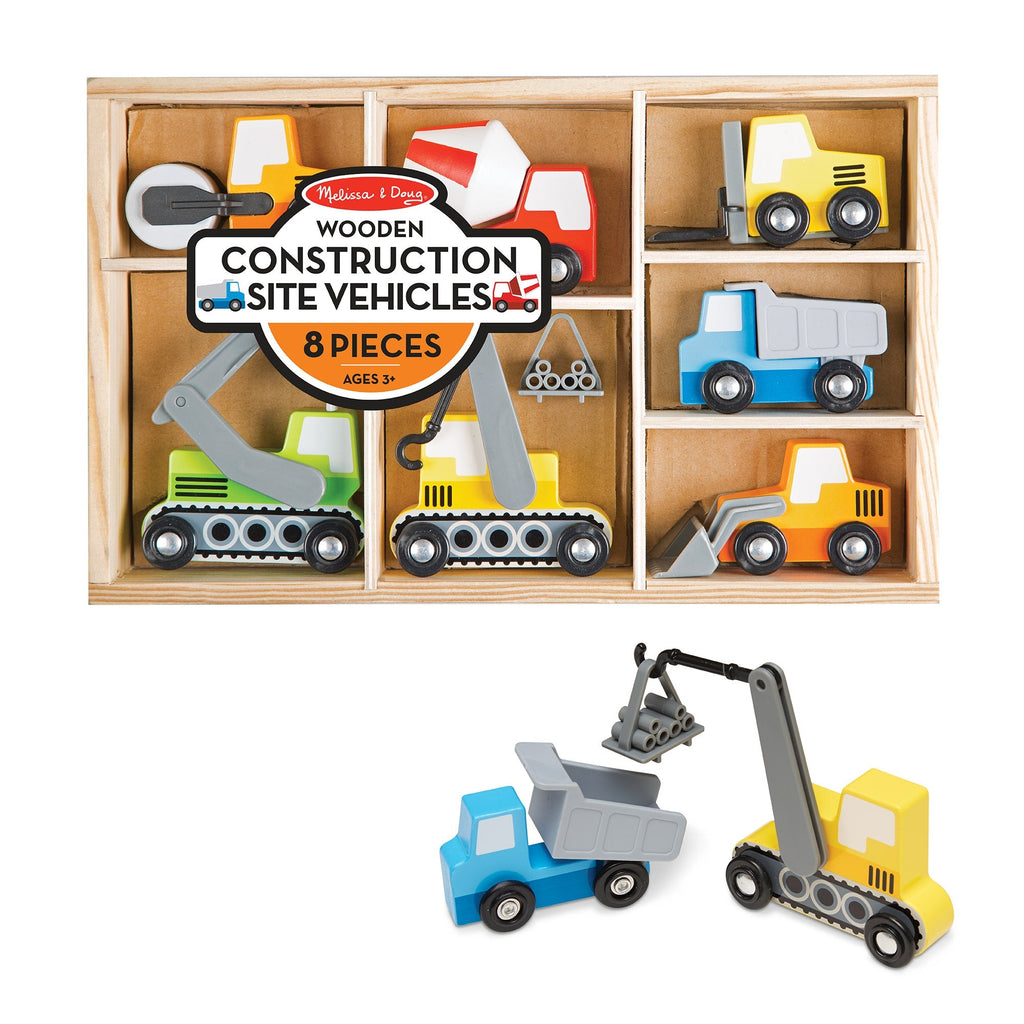 Vehicles & Trains Premium Quality Wooden Construction Site Vehicles - Durable Material and Safe Design for ...