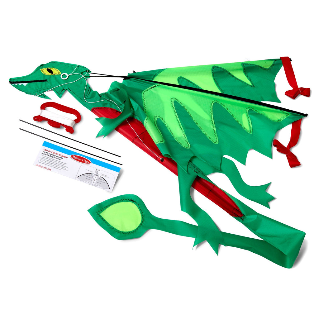 Outdoor Toys Premium Quality Winged Dragon Shaped Kite - Durable Material and Safe Design for Daily Kids Play