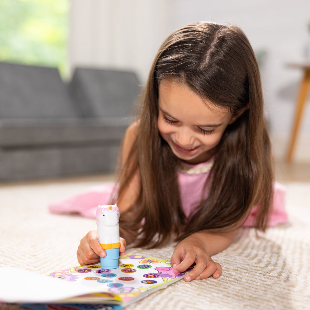 Stickers & Sticker Books Premium Quality Sticker WOW!™ Activity Pad & Sticker Stamper - Unicorn - Durable M...