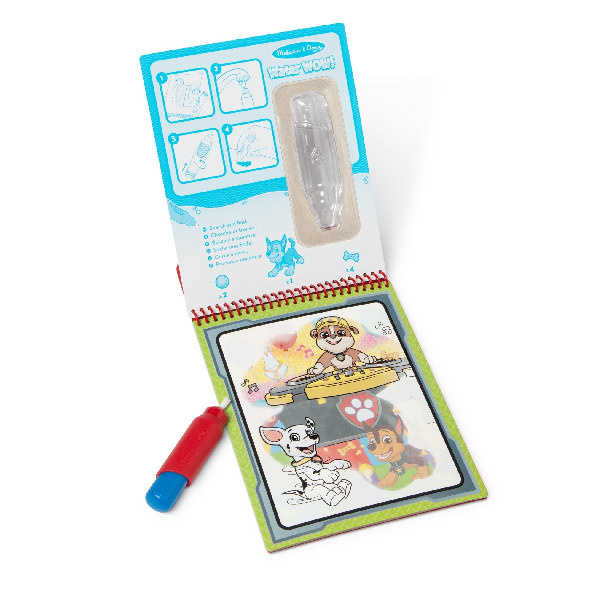 Activity Books Premium Quality Paw Patrol Marshall Water WOW - Durable Material and Safe Design for Daily K...