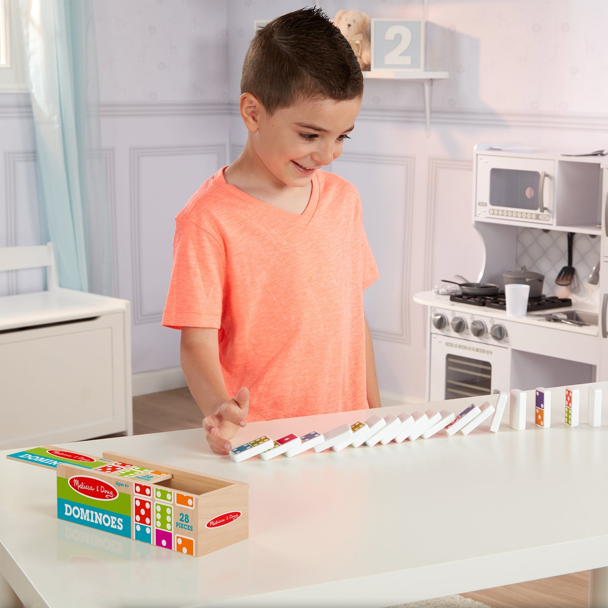 Games Premium Quality Dominoes - Durable Material and Safe Design for Daily Kids Play