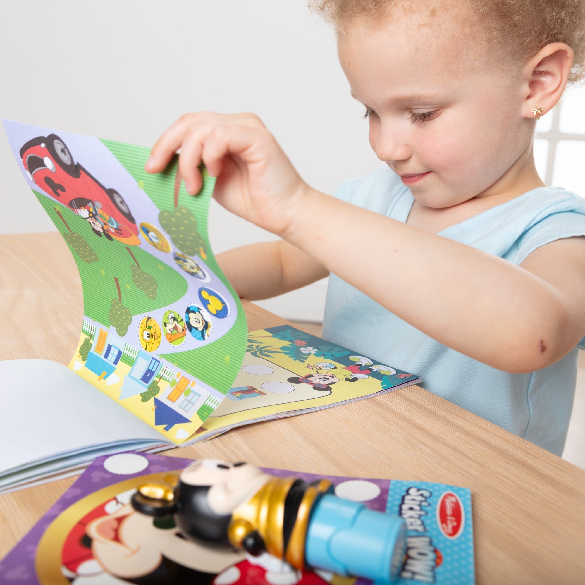 Activity Books Premium Quality Sticker WOW! Deluxe Set Mickey & Minnie - Durable Material and Safe Design f...