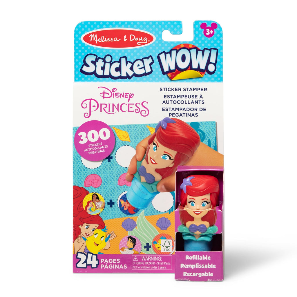 Activity Books Premium Quality Sticker WOW!™ Activity Pad & Sticker Stamper - Ariel - Durable Material and ...