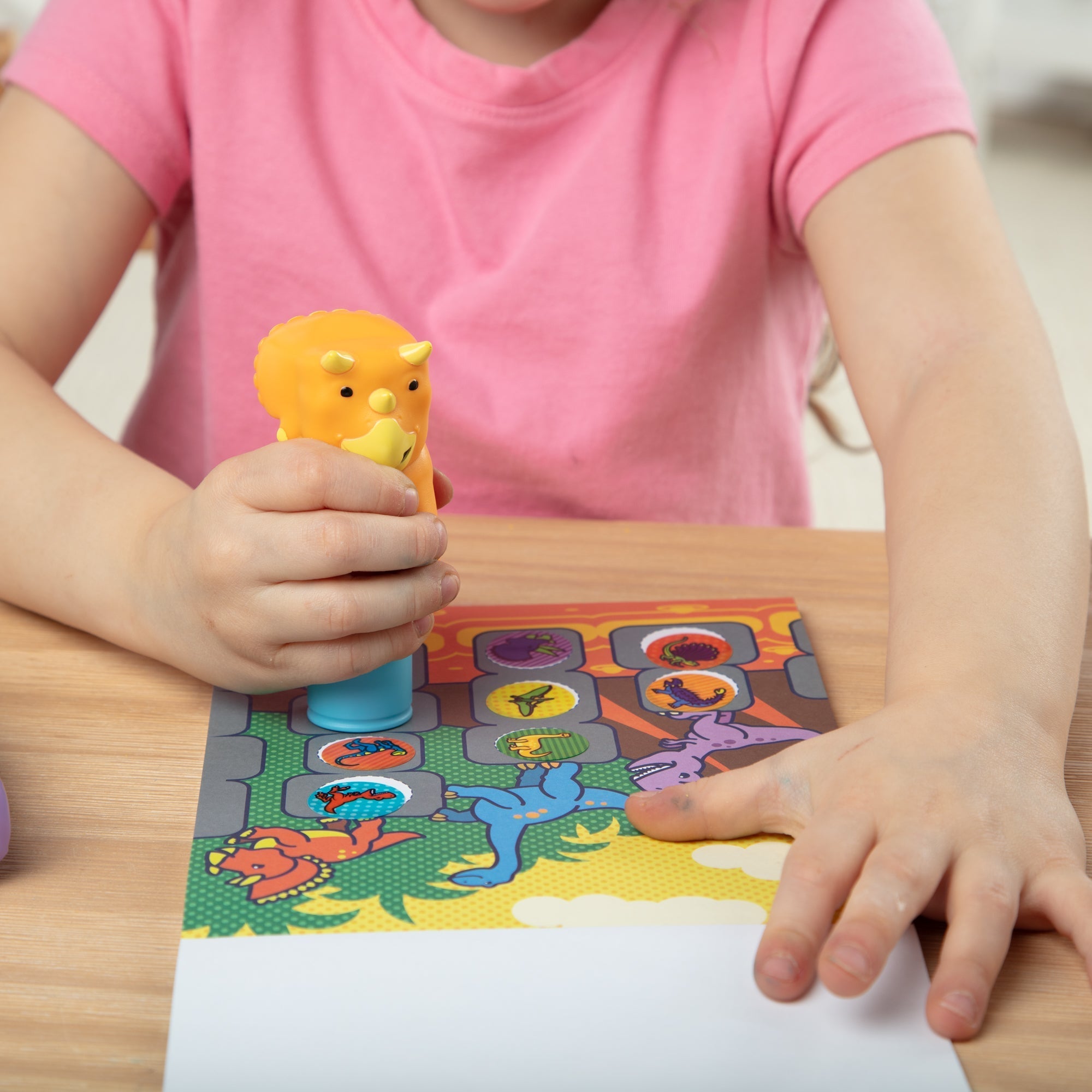 Activity Books Premium Quality Sticker WOW!™ Activity Pad & Sticker Stamper Value Pack - Dinosaur - Durable...