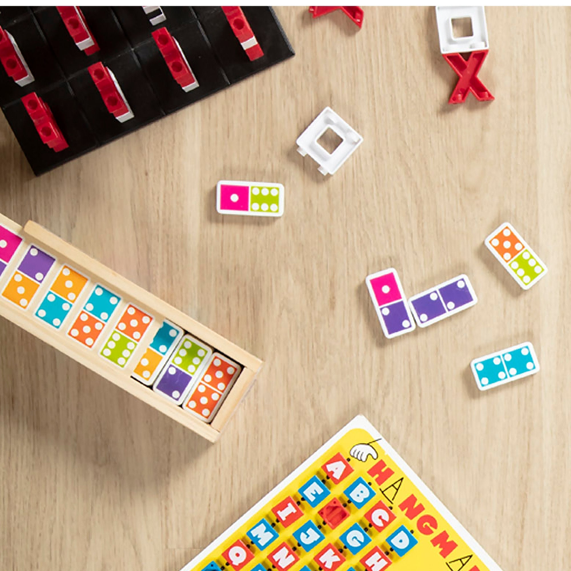 Games Premium Quality Dominoes - Durable Material and Safe Design for Daily Kids Play